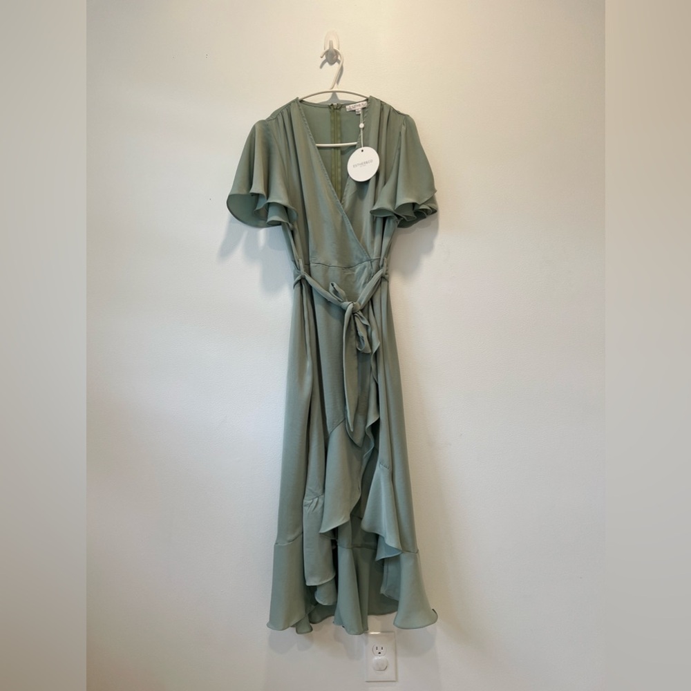 ESTHER & CO Sage Midi Dress Size Large